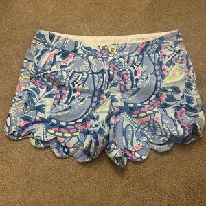 Lilly Pulitzer buttercup stretch shorts size 6